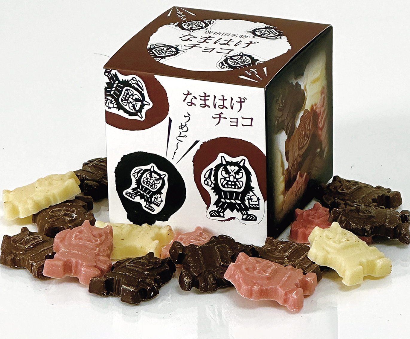 なまはげチョコキューブデザイン